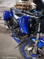 TVS Apache RTR 150 Matt Blue